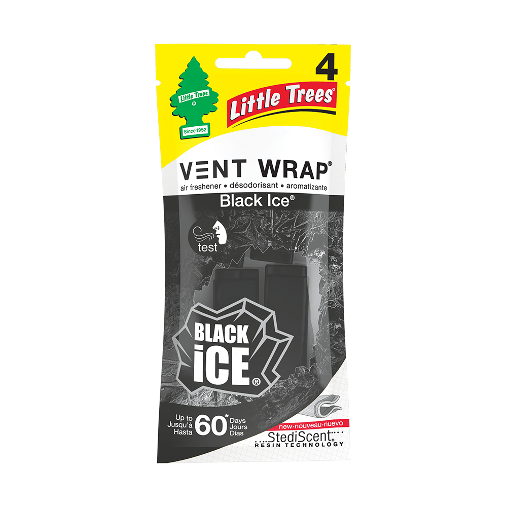 Little Trees - Little Trees Vent Wrap 4 pk Black Ice - 4X4OC™ | 4x4 Offroad Centre