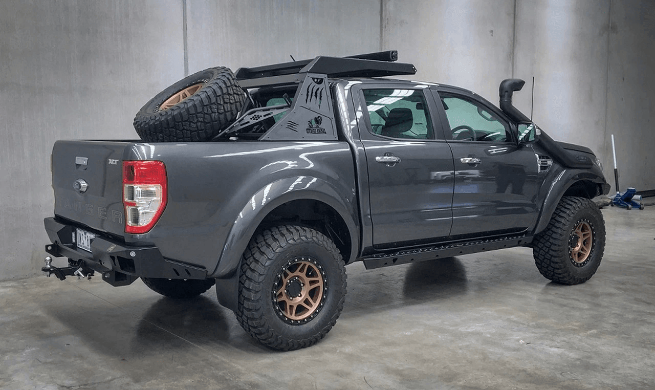 Offroad Animal - Offroad Animal - Rear Bumper and Tow Bar, Ford Ranger PX 2011 - on, Mazda BT50 - 2011 - on - 4X4OC™ | 4x4 Offroad Centre