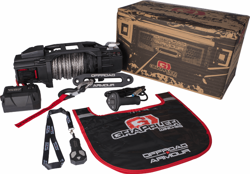 Offroad Armour - Offroad Armour - Grappler Winch - 10,000lbs 6HP - 4X4OC™ | 4x4 Offroad Centre