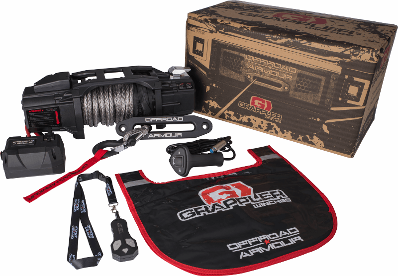 Offroad Armour - Offroad Armour - Grappler Winch - 13,000lbs 6.5HP - 4X4OC™ | 4x4 Offroad Centre
