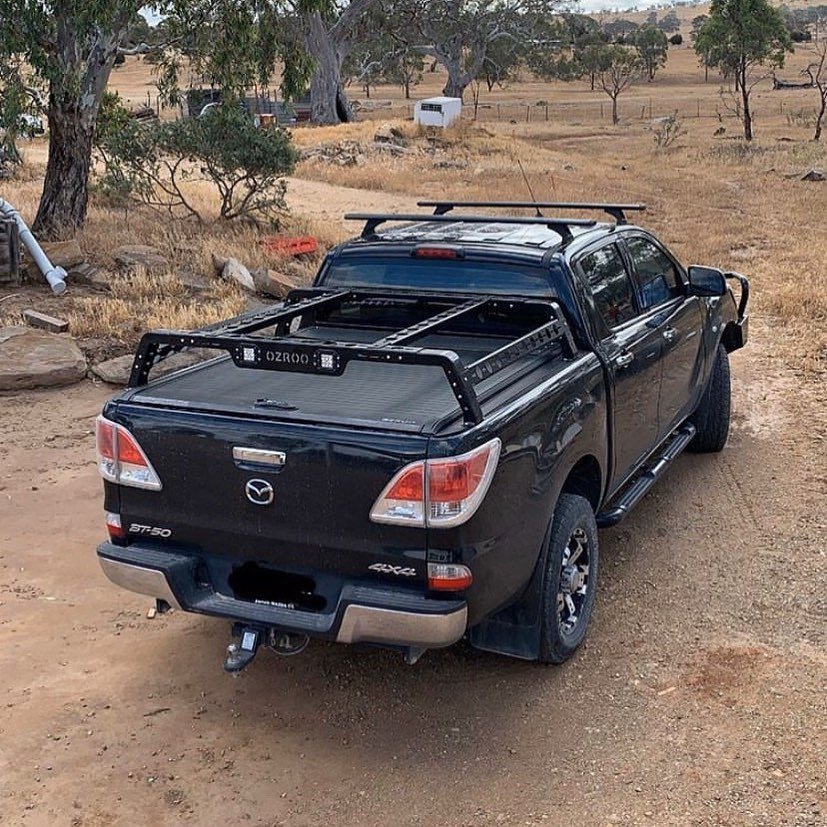 OzRoo - Ford Ranger (2007 - 2011) OzRoo Tub Rack - Half Height & Full Height - 4X4OC™ | 4x4 Offroad Centre