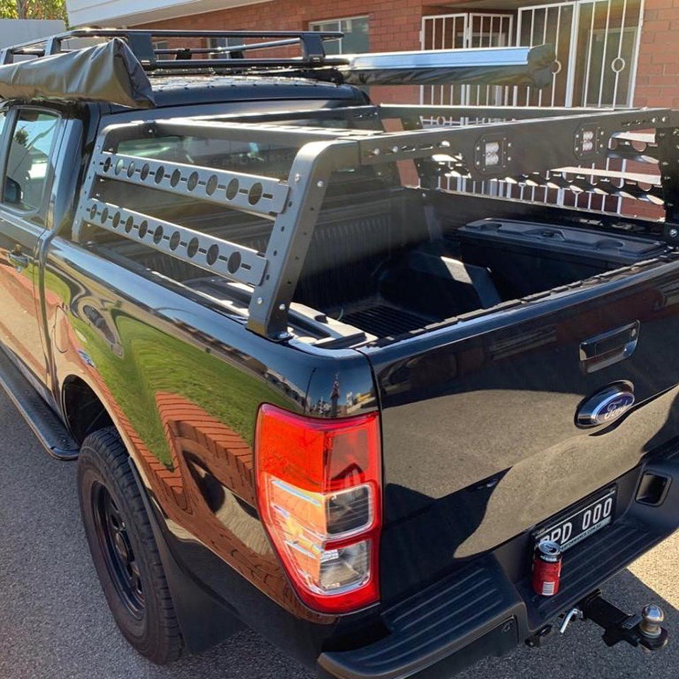 OzRoo - Ford Ranger (2011 - 2022) OzRoo Tub Rack - Half Height & Full Height - 4X4OC™ | 4x4 Offroad Centre