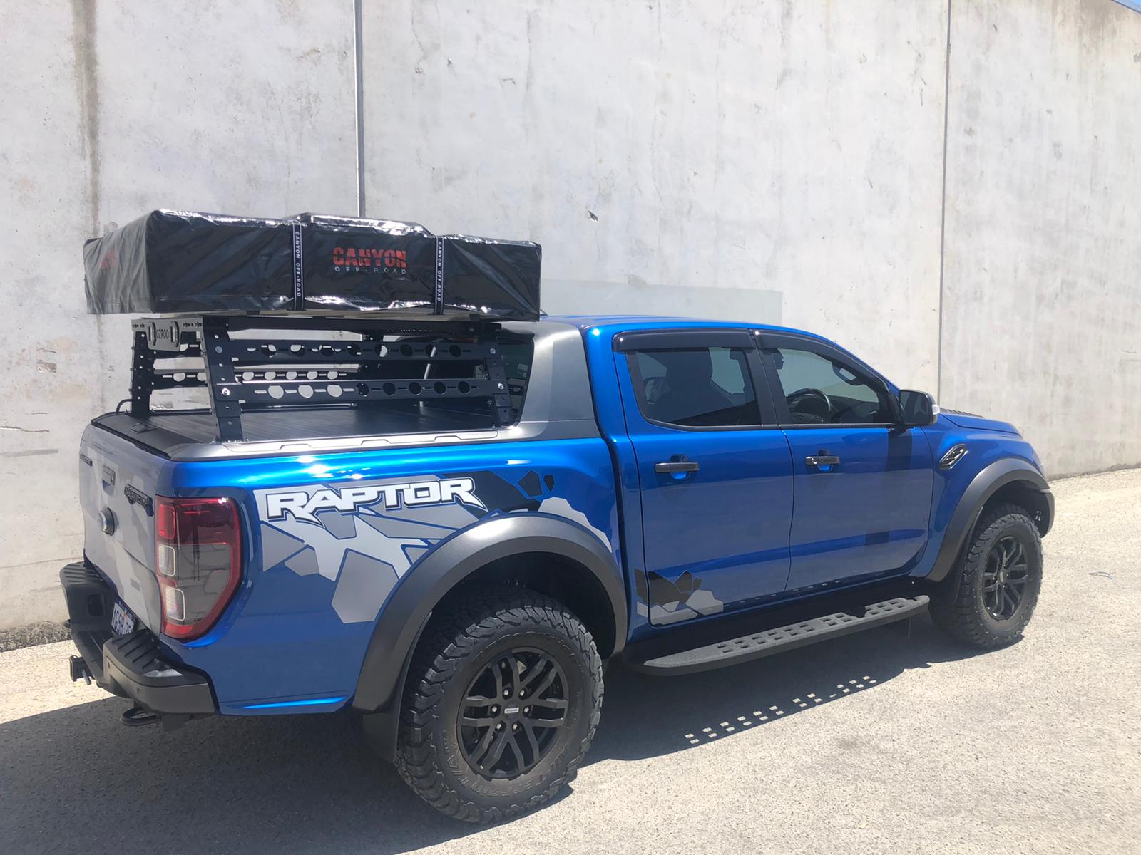 OzRoo - Ford Ranger (2015 - 2021) Wildtrak OzRoo Tub Rack - 4X4OC™ | 4x4 Offroad Centre