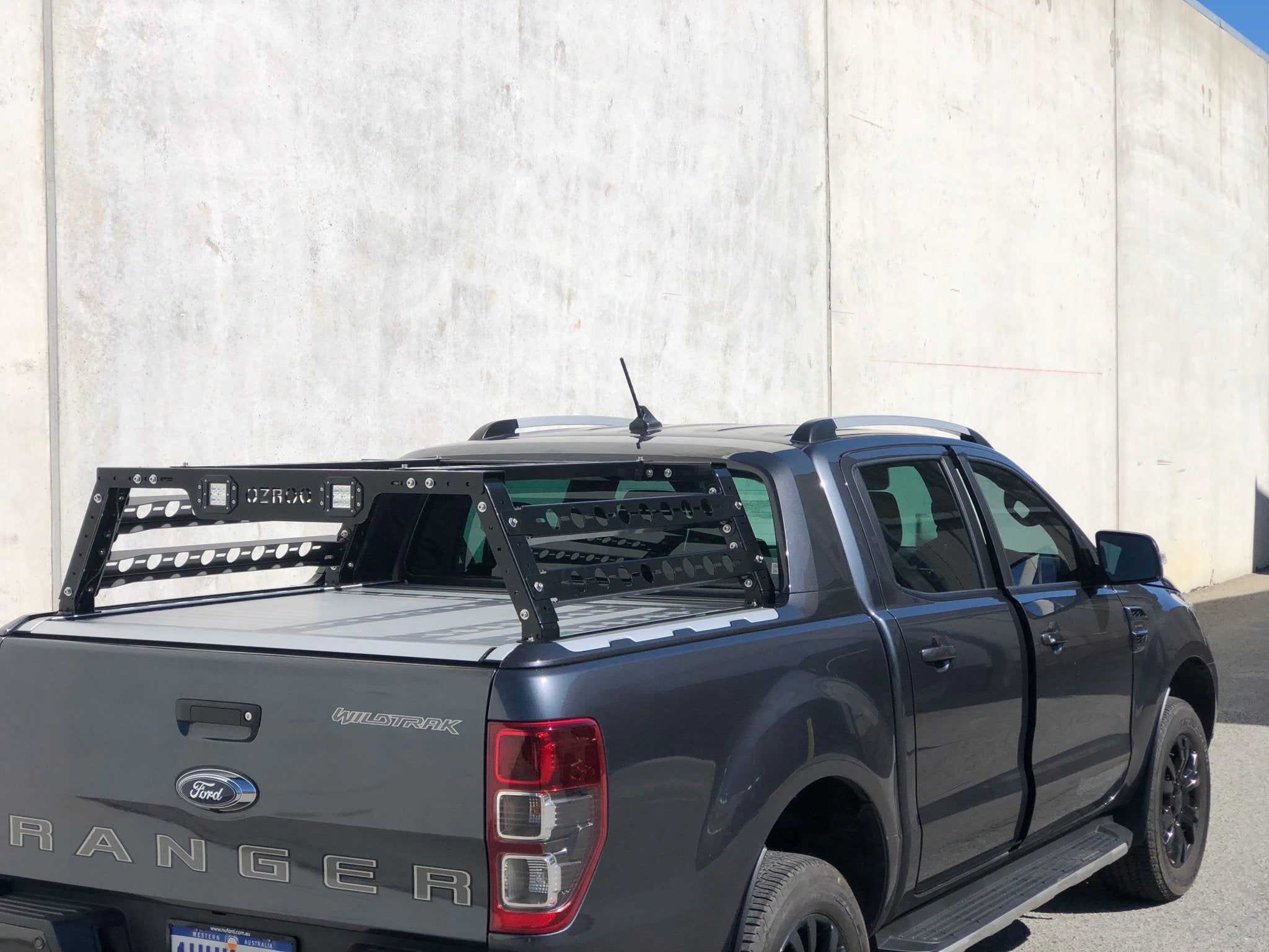 OzRoo - Ford Ranger (2015 - 2021) Wildtrak OzRoo Tub Rack - 4X4OC™ | 4x4 Offroad Centre