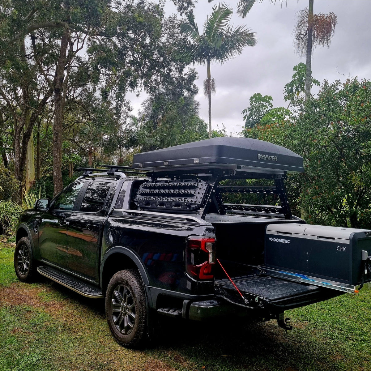 OzRoo - Ford Ranger (2022 - 2025) Wildtrak OzRoo Tub Rack - 4X4OC™ | 4x4 Offroad Centre