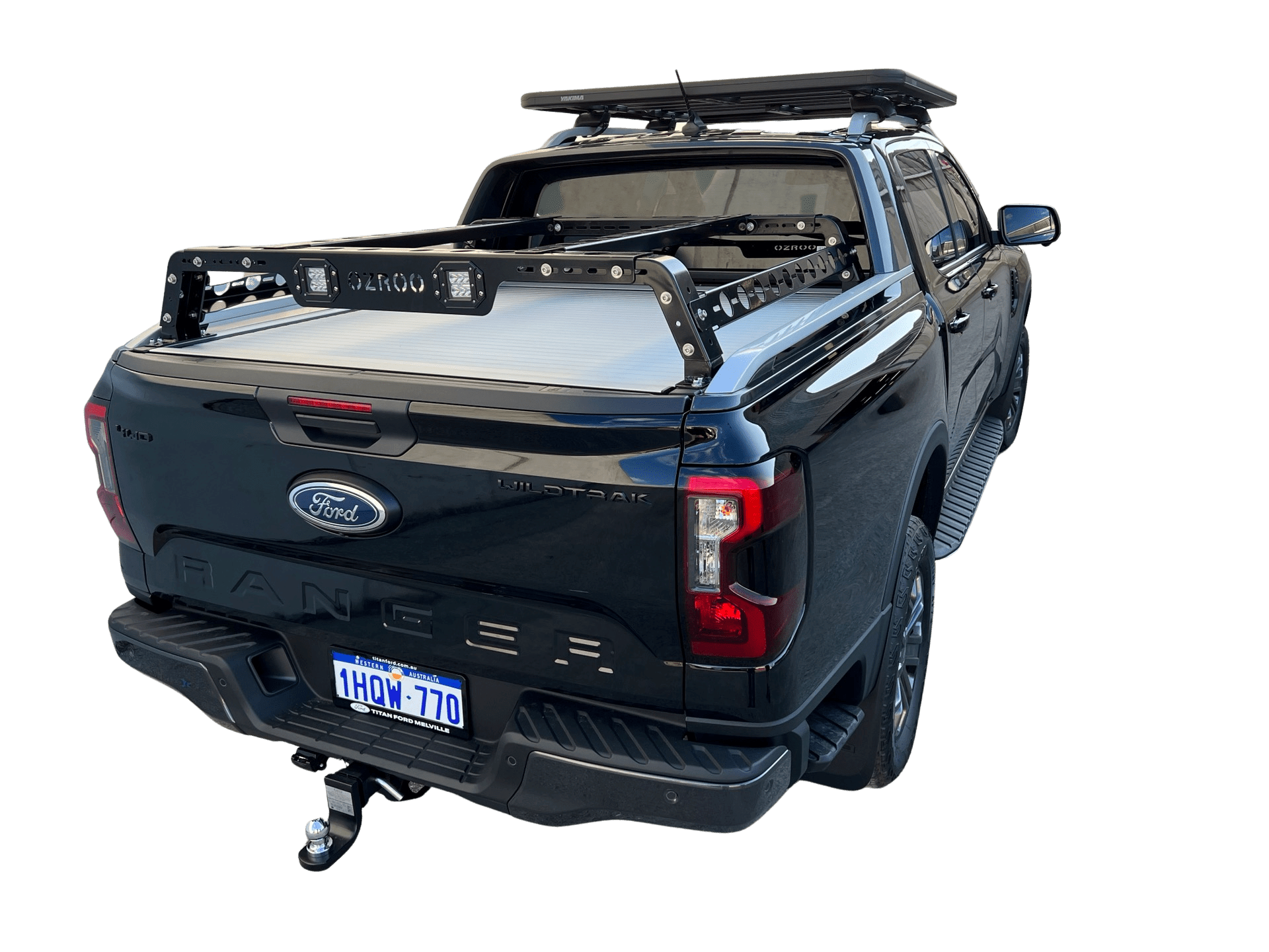 OzRoo - Ford Ranger (2022 - 2025) Wildtrak OzRoo Tub Rack - 4X4OC™ | 4x4 Offroad Centre