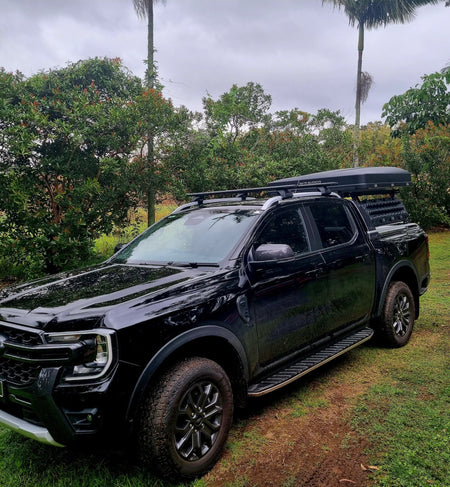 OzRoo - Ford Ranger (2022 - 2025) Wildtrak OzRoo Tub Rack - 4X4OC™ | 4x4 Offroad Centre