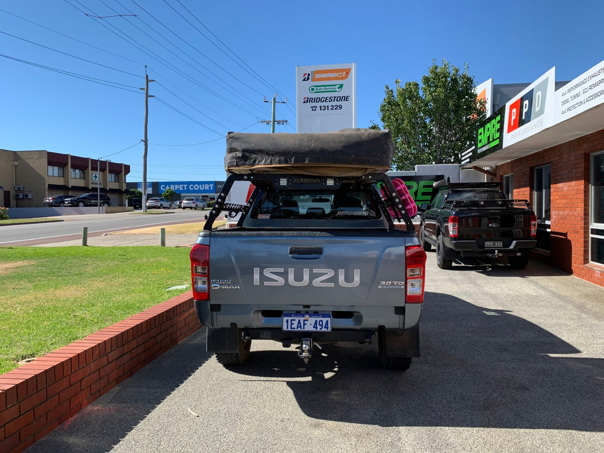 OzRoo - Isuzu D - Max (2012 - 2022) OzRoo Tub Rack - Half Height & Full Height - 4X4OC™ | 4x4 Offroad Centre