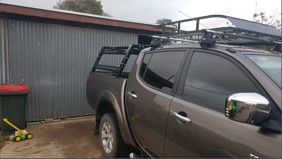 OzRoo - Mitsubishi Triton (2015 - 2020) OzRoo Tub Rack - Half Height & Full Height - 4X4OC™ | 4x4 Offroad Centre