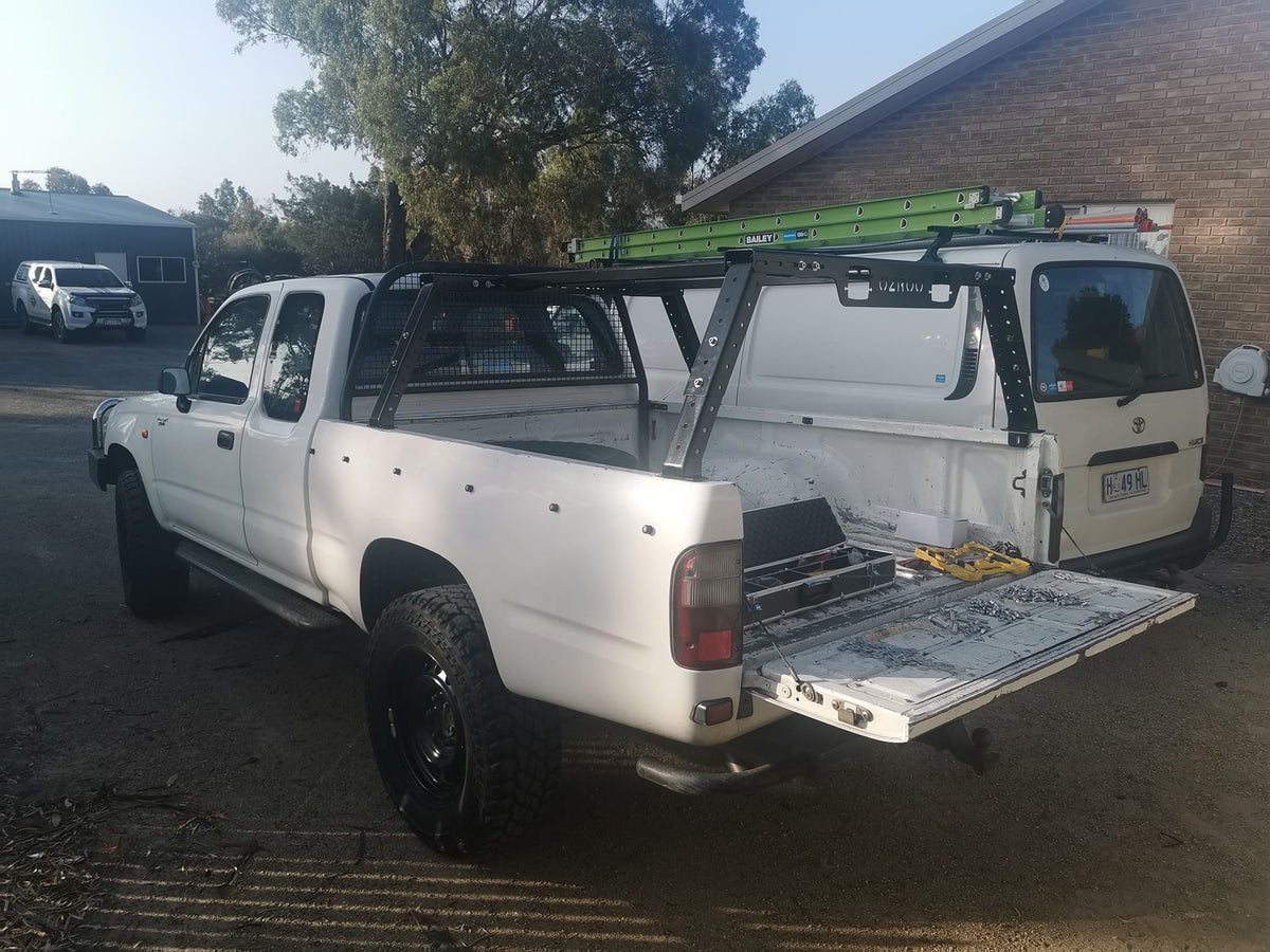 OzRoo - Toyota Hilux (2005 - 2015) OzRoo Tub Rack - Half Height & Full Height - 4X4OC™ | 4x4 Offroad Centre