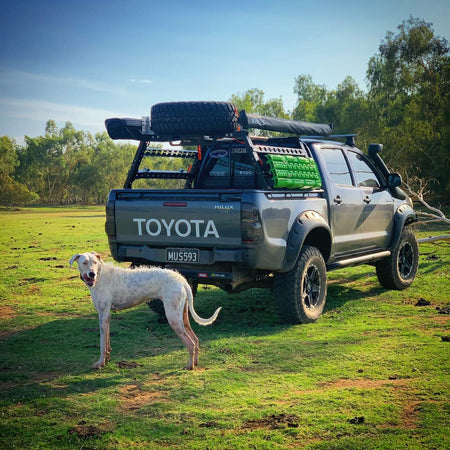 OzRoo - Toyota Hilux (2005 - 2015) OzRoo Tub Rack - Half Height & Full Height - 4X4OC™ | 4x4 Offroad Centre