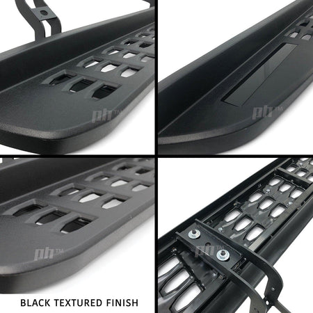 Panel House - Black Edition Side Steps fits Ford Ranger RAPTOR & PX Dual Cab 2011 - 2020 - 4X4OC™ | 4x4 Offroad Centre