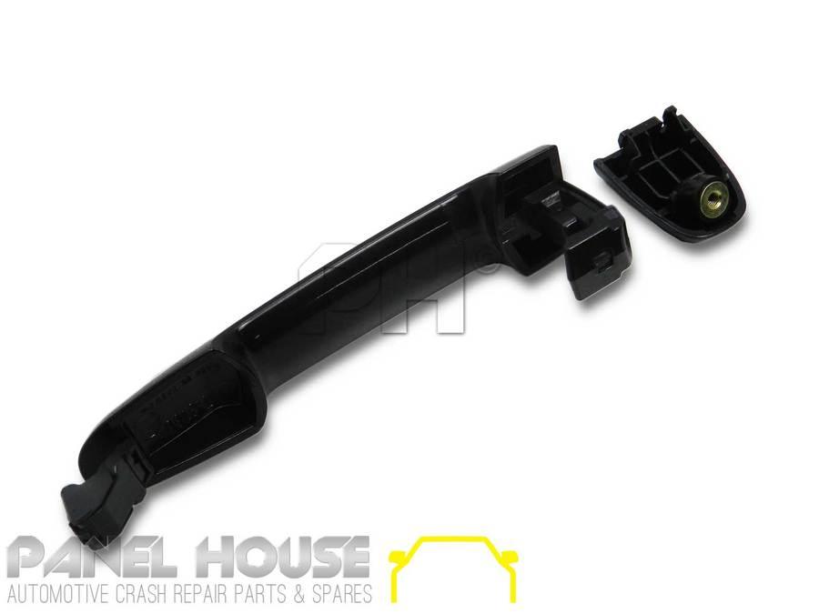 Panel House - Door Handle LEFT Front Outer Black NO KEYHOLE Fits Toyota HILUX 11 - 14 Ute - 4X4OC™ | 4x4 Offroad Centre