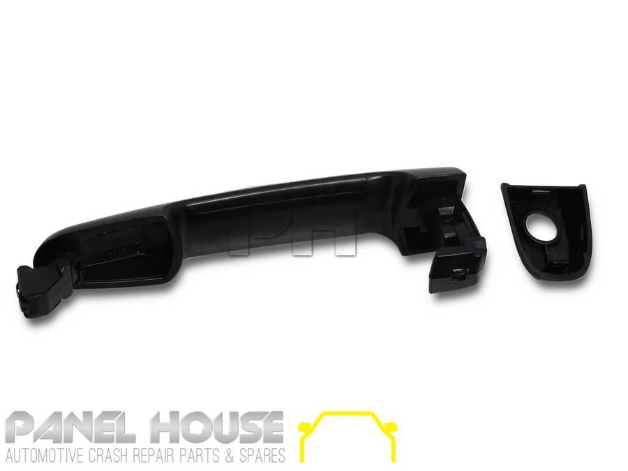 Panel House - Door Handle PAIR Front Outer Black WITH KEYHOLE Fits Toyota HILUX 11 - 14 Ute - 4X4OC™ | 4x4 Offroad Centre