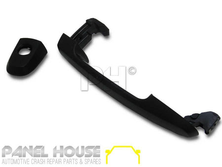 Panel House - Door Handle PAIR Front Outer Black WITH KEYHOLE Fits Toyota HILUX 11 - 14 Ute - 4X4OC™ | 4x4 Offroad Centre