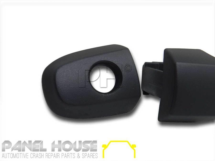 Panel House - Door Handle PAIR Front Outer Black WITH KEYHOLE Fits Toyota HILUX 11 - 14 Ute - 4X4OC™ | 4x4 Offroad Centre