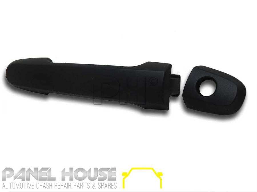 Panel House - Door Handle RIGHT Front Outer Black WITH KEYHOLE Fits Toyota HILUX Ute 05 - 11 - 4X4OC™ | 4x4 Offroad Centre