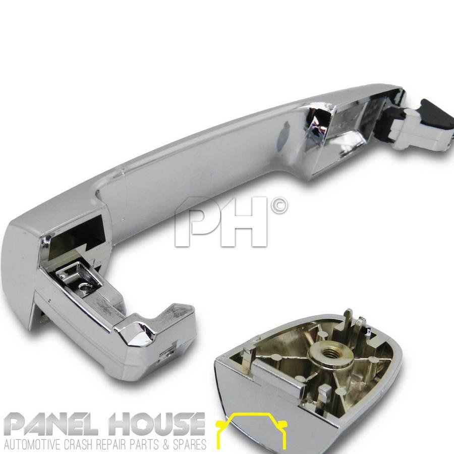 Panel House - Door Handle SET Outer Chrome 1 KEYHOLE Fits Toyota Hilux 05 - 11 - 4X4OC™ | 4x4 Offroad Centre