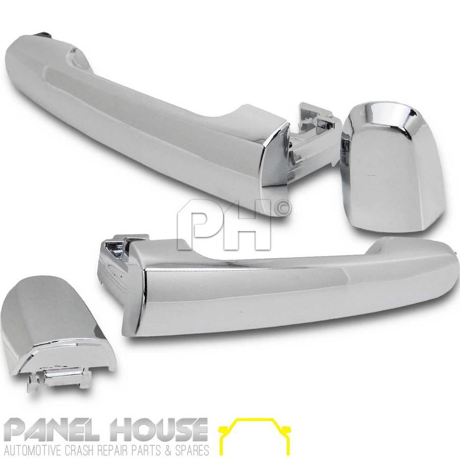 Panel House - Door Handle SET Outer Chrome 1 KEYHOLE Fits Toyota Hilux 05 - 11 - 4X4OC™ | 4x4 Offroad Centre