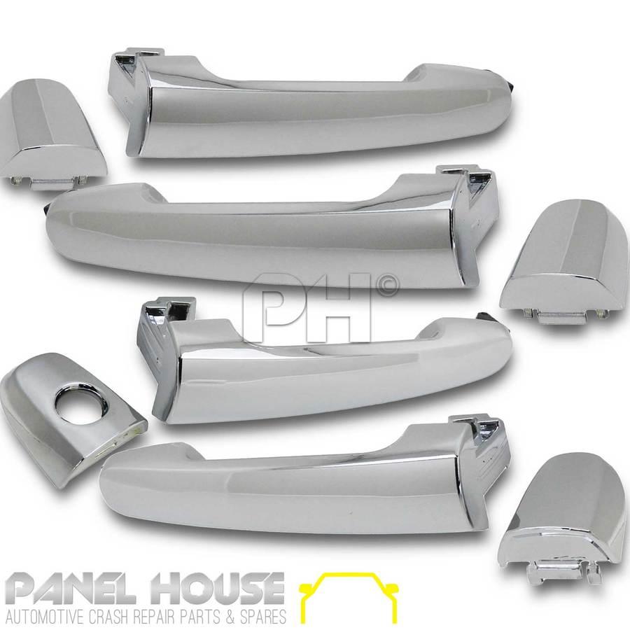 Panel House - Door Handle SET Outer Chrome 1 KEYHOLE Fits Toyota Hilux 05 - 11 - 4X4OC™ | 4x4 Offroad Centre