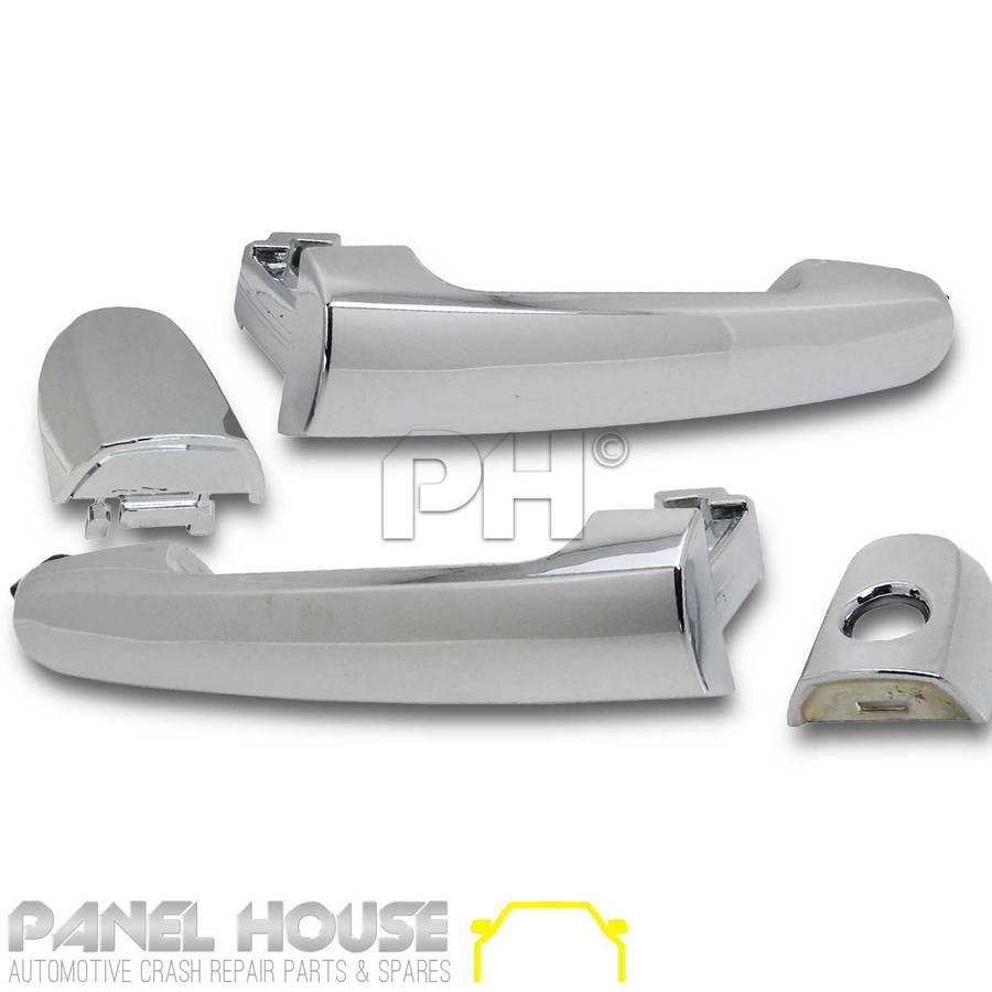 Panel House - Door Handle SET Outer Chrome 1 KEYHOLE Fits Toyota Hilux 05 - 11 - 4X4OC™ | 4x4 Offroad Centre