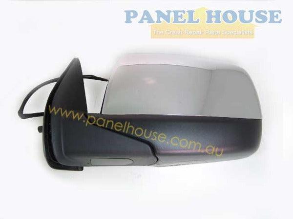 Panel House - Door Mirror Chrome Electric LH to suit Mazda BT50 06 - 11 & Ford Ranger PJ PK 06 - 11 - 4X4OC™ | 4x4 Offroad Centre