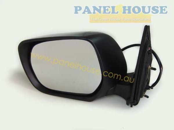 Panel House - Door Mirror LEFT Black Electric Fits Toyota Landcruiser 200 Series 07 - 12 - 4X4OC™ | 4x4 Offroad Centre