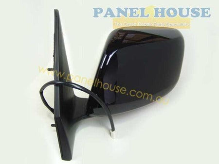 Panel House - Door Mirror LEFT Black Electric Fits Toyota Landcruiser 200 Series 07 - 12 - 4X4OC™ | 4x4 Offroad Centre