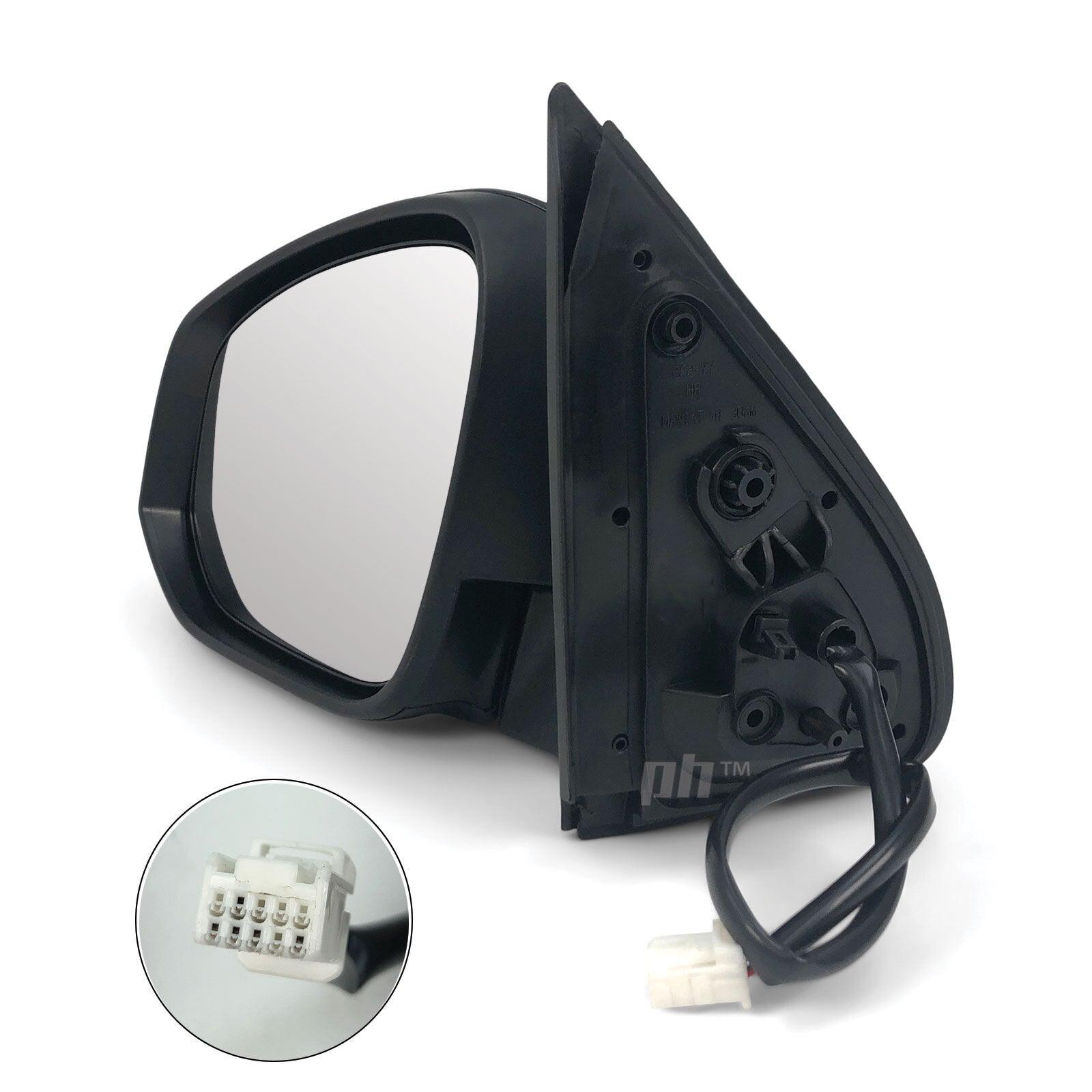 Panel House - Door Mirror LEFT Black Electric Indicator Fits Toyota Hilux N80 15 - 08/17 SR - 4X4OC™ | 4x4 Offroad Centre