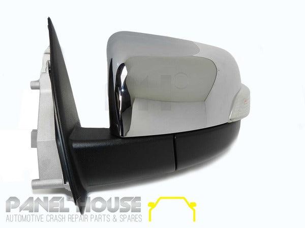 Panel House - Door Mirror LEFT Chrome Electric AUTOFOLD fits Ford Ranger PX Ute 11 - 19 - 4X4OC™ | 4x4 Offroad Centre