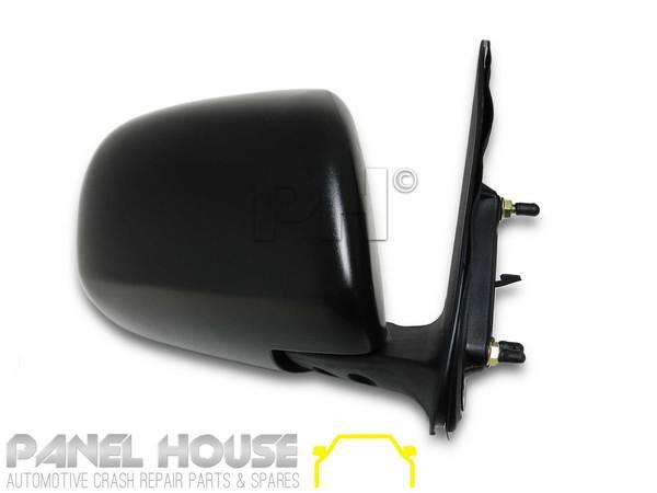 Panel House - Door Mirror PAIR Black Manual Fits Toyota HILUX Ute GGN KUN TGN 05 - 11 - 4X4OC™ | 4x4 Offroad Centre