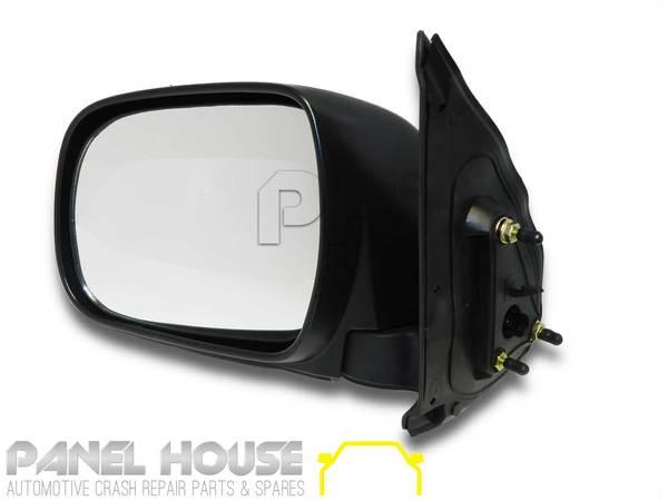 Panel House - Door Mirror PAIR Black Manual Fits Toyota HILUX Ute GGN KUN TGN 05 - 11 - 4X4OC™ | 4x4 Offroad Centre