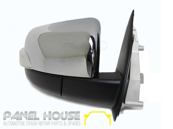 Panel House - Door Mirror RIGHT Chrome Electric AUTOFOLD fits Ford Ranger PX Ute 11 - 19 - 4X4OC™ | 4x4 Offroad Centre