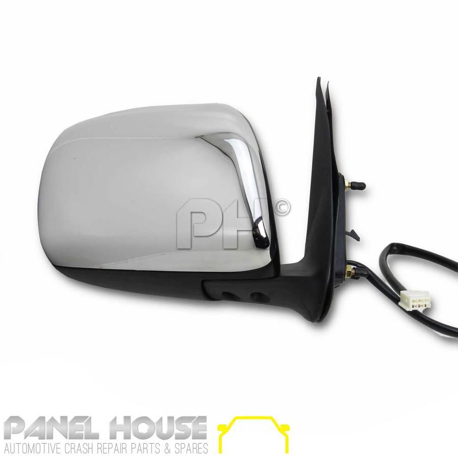 Panel House - Door Mirror RIGHT Chrome Electric Fits Toyota Hilux 2005 - 06 - 2010 - 4X4OC™ | 4x4 Offroad Centre