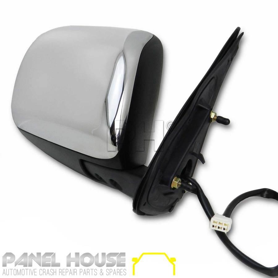 Panel House - Door Mirror RIGHT Chrome Electric Fits Toyota Hilux 2005 - 06 - 2010 - 4X4OC™ | 4x4 Offroad Centre