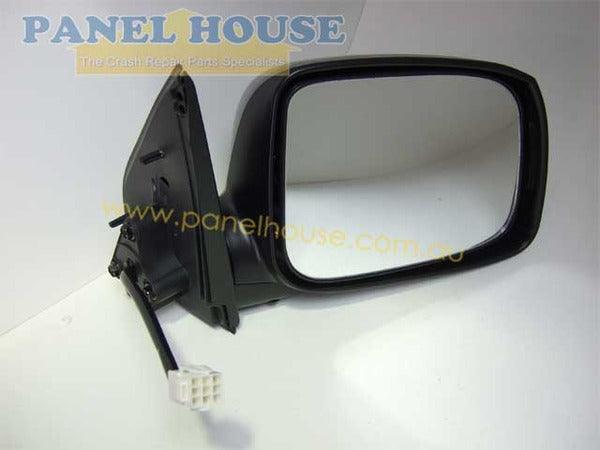 Panel House - Door Mirror RIGHT Electric Black With Blinker fits Holden Rodeo RA 06 - 08 - 4X4OC™ | 4x4 Offroad Centre