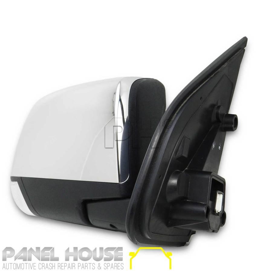 Panel House - Door Mirror RIGHT With Blinker Chrome AUTO FOLD fits Isuzu D - Max 12 - 14 Ute DMAX RH - 4X4OC™ | 4x4 Offroad Centre