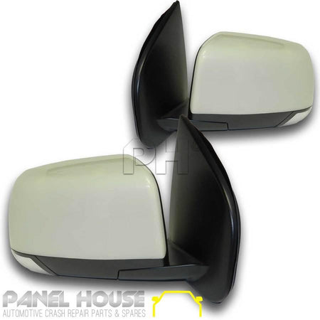 Panel House - Door Mirrors PAIR Auto Fold With Light fits Isuzu D - Max Ute 12 - 14 - 4X4OC™ | 4x4 Offroad Centre