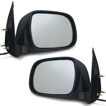 Panel House - Door Mirrors PAIR Black Electric Fits Toyota Hilux 2010 - 2015 2WD 4WD - 4X4OC™ | 4x4 Offroad Centre