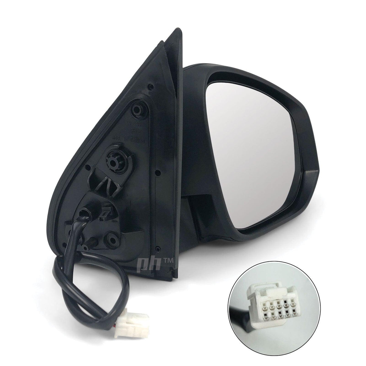 Panel House - Door Mirrors PAIR Black Electric Indicator Fits Toyota Hilux N80 15 - 21 SR - 4X4OC™ | 4x4 Offroad Centre