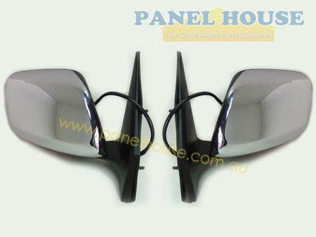 Panel House - Door Mirrors PAIR Chrome Electric Fits Toyota Landcruiser 200 Series 07 - 12 - 4X4OC™ | 4x4 Offroad Centre