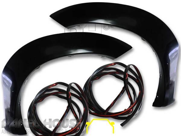 Panel House - Fender Flares OE Style Plastic PAIR Front with Rubber Fits Toyota Hilux 05 - 11 - 4X4OC™ | 4x4 Offroad Centre