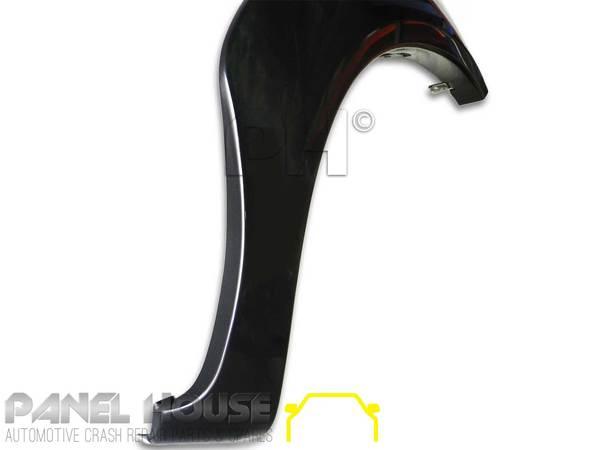 Panel House - Fender Flares OE Style Plastic PAIR Front with Rubber Fits Toyota Hilux 05 - 11 - 4X4OC™ | 4x4 Offroad Centre