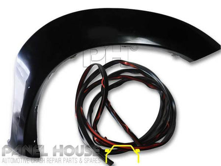 Panel House - Fender Flares OE Style Plastic RIGHT Front with Rubber Fits Toyota Hilux 05 - 11 - 4X4OC™ | 4x4 Offroad Centre