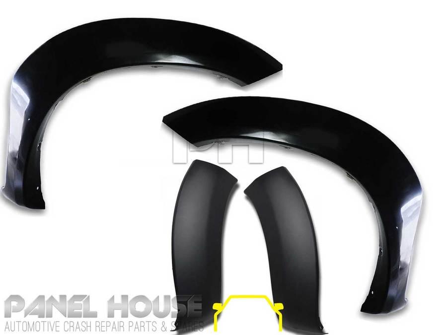 Panel House - Flare SET for Bumper Bar and Guard FRONT 4Pce Fits Toyota HILUX 11 - 15 Ute - 4X4OC™ | 4x4 Offroad Centre