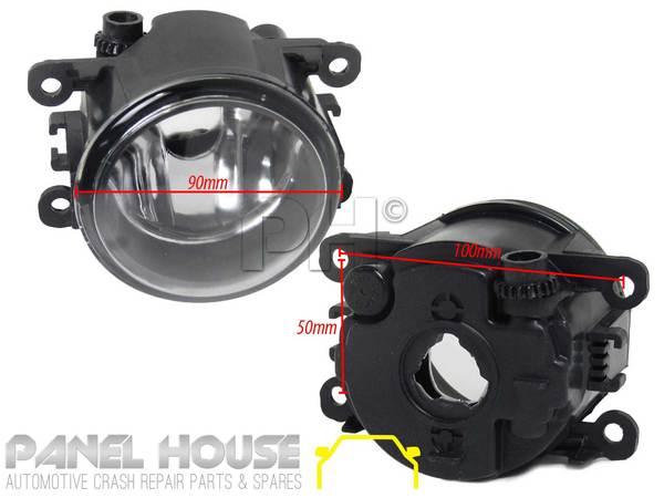 Panel House - Fog Light PAIR No Bulb fits Ford Ranger Ute PX 2011 - 4X4OC™ | 4x4 Offroad Centre