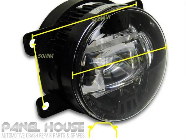 Panel House - Fog Lights LED Projector Upgrade Kit fits Ford RANGER PX Series 1 11 - 15 - 4X4OC™ | 4x4 Offroad Centre