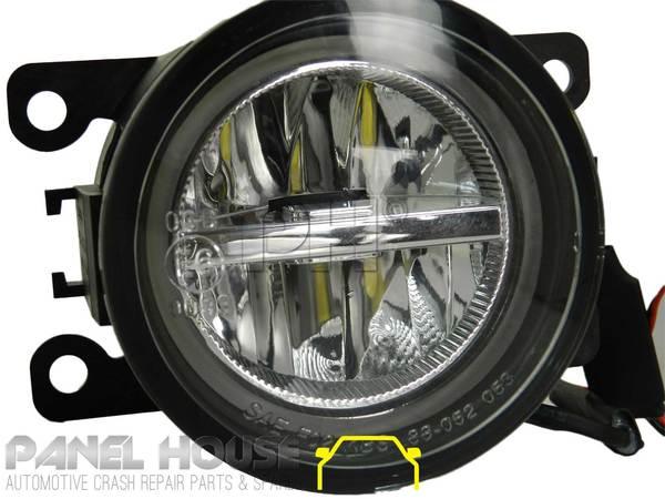 Panel House - Fog Lights PAIR Twin LED with Halo fits Ford Ranger PX1 2011 - 2015 - 4X4OC™ | 4x4 Offroad Centre