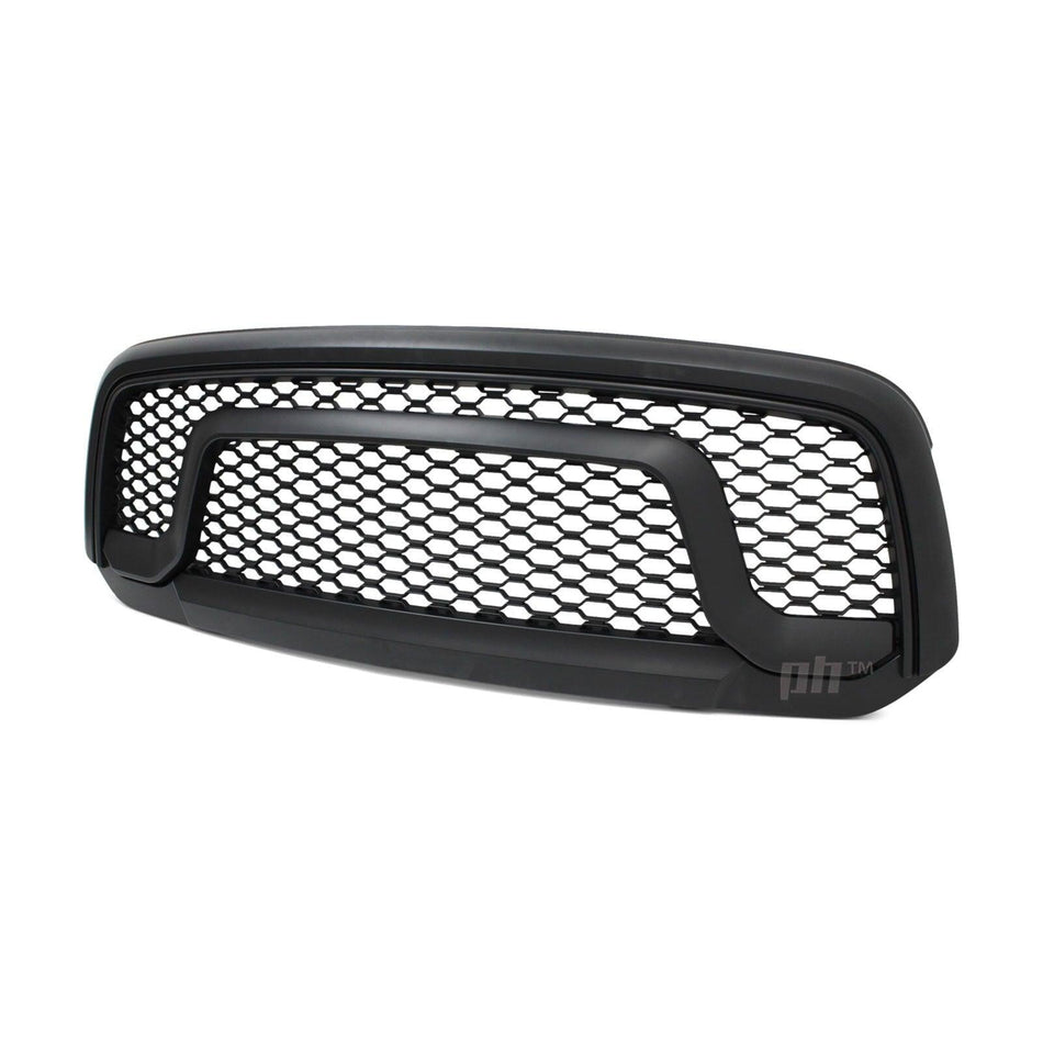 Panel House - Grill Black Edition Mesh Rebel Style fits Dodge RAM 1500 DS Laramie 2013 - 2018 - 4X4OC™ | 4x4 Offroad Centre