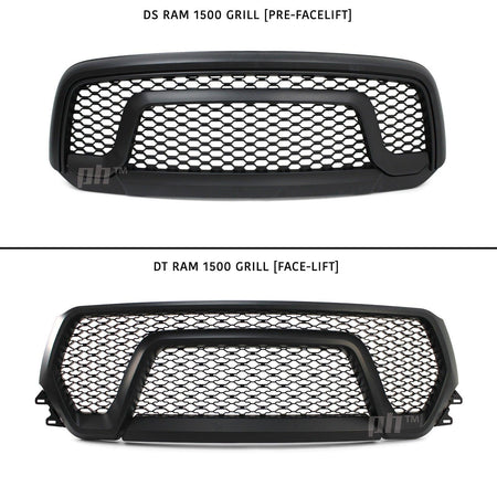 Panel House - Grill Black Edition Mesh Rebel Style fits Dodge RAM 1500 DT Laramie 2019 - 2021 - 4X4OC™ | 4x4 Offroad Centre